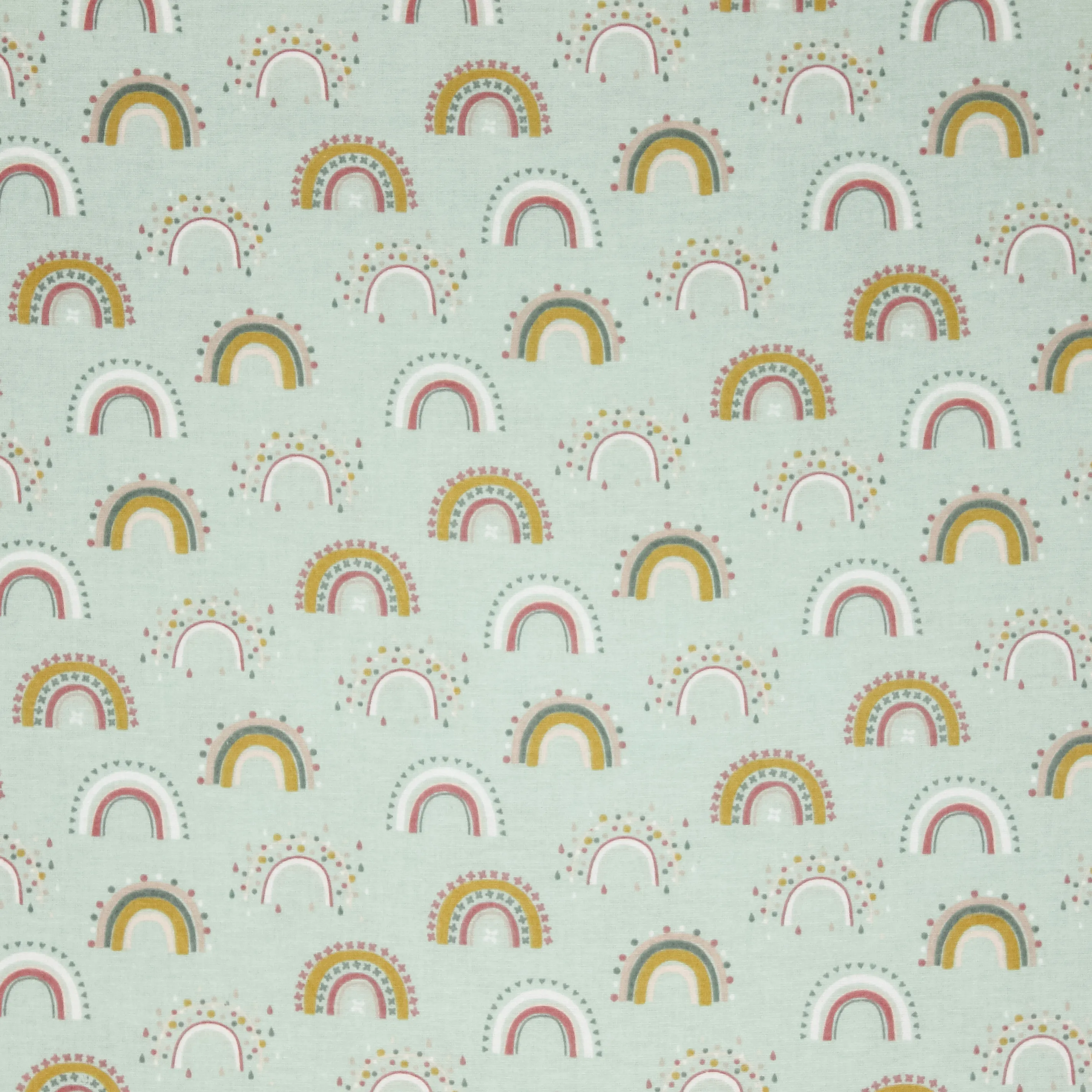Munt flanel met regenbogen van Poppy