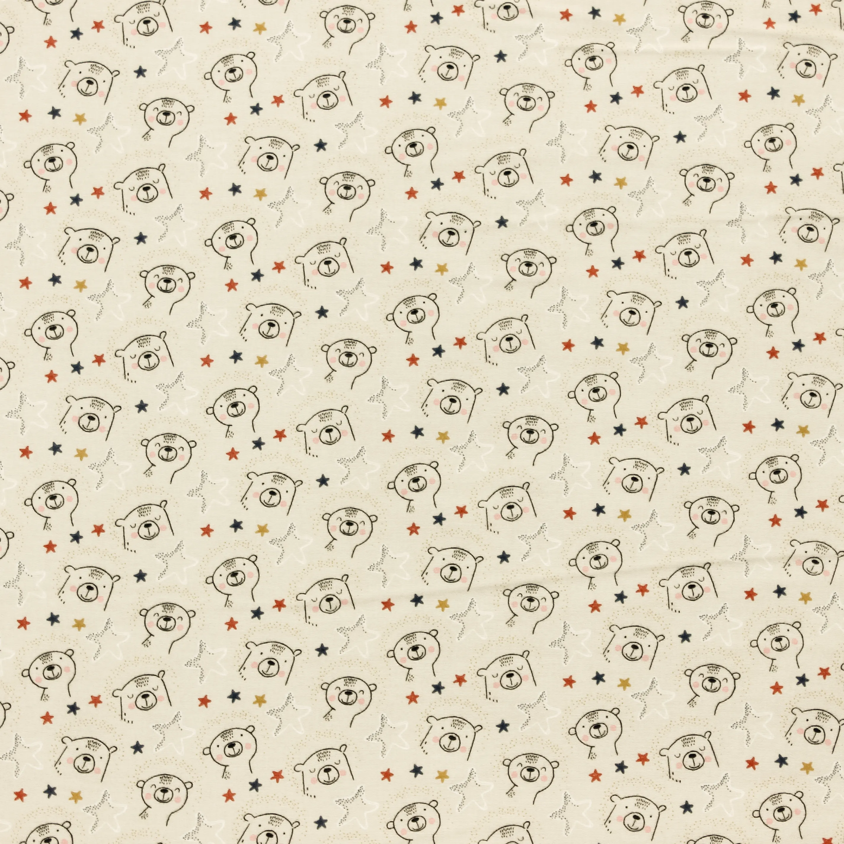 Beige Flannel met Beren van Poppy