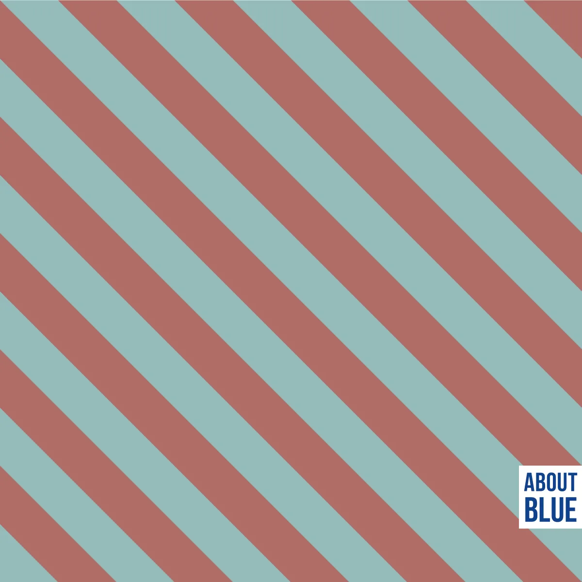 Blauw Rood Gestreepte French Terry van About Blue