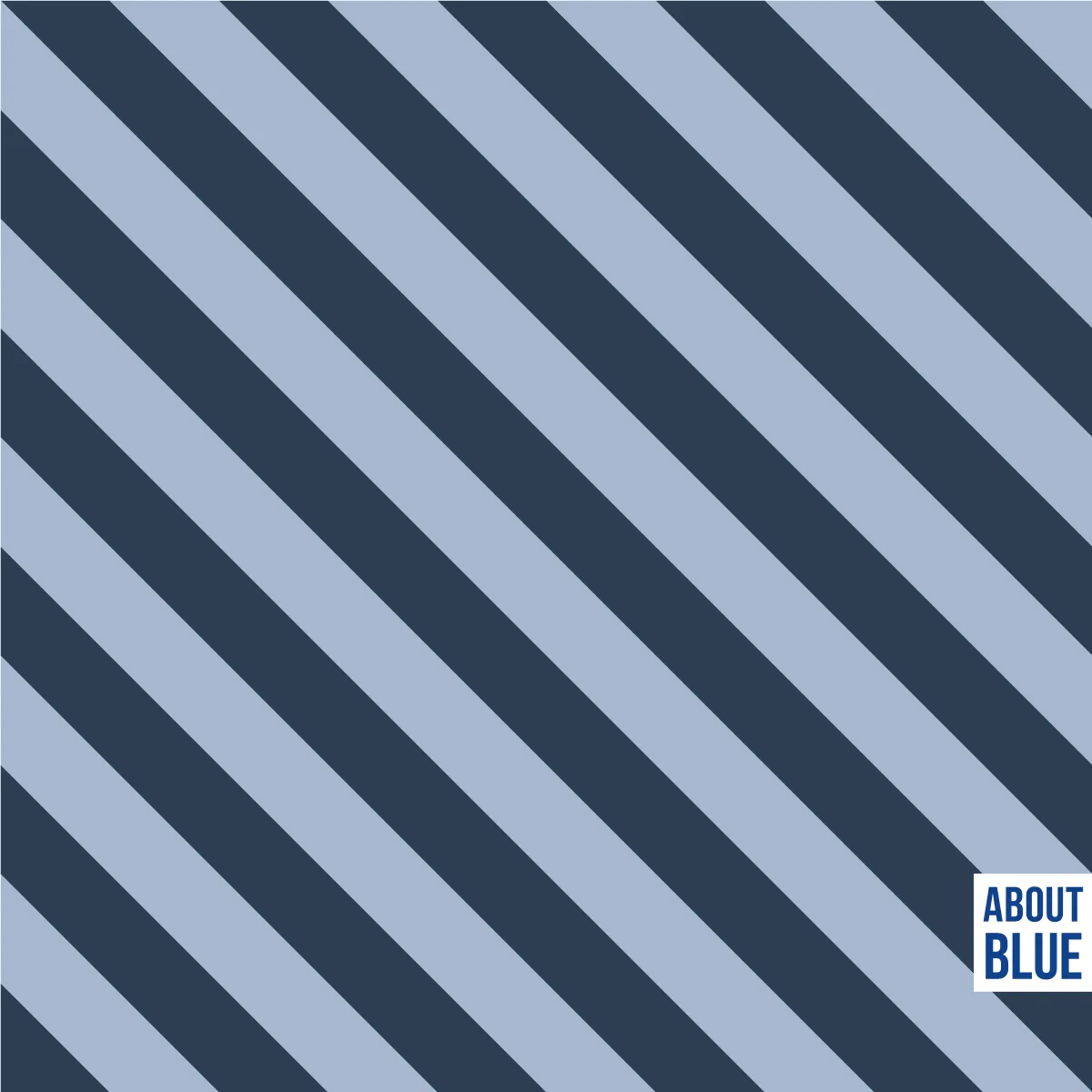 Blauw Gestreepte French Terry van About Blue