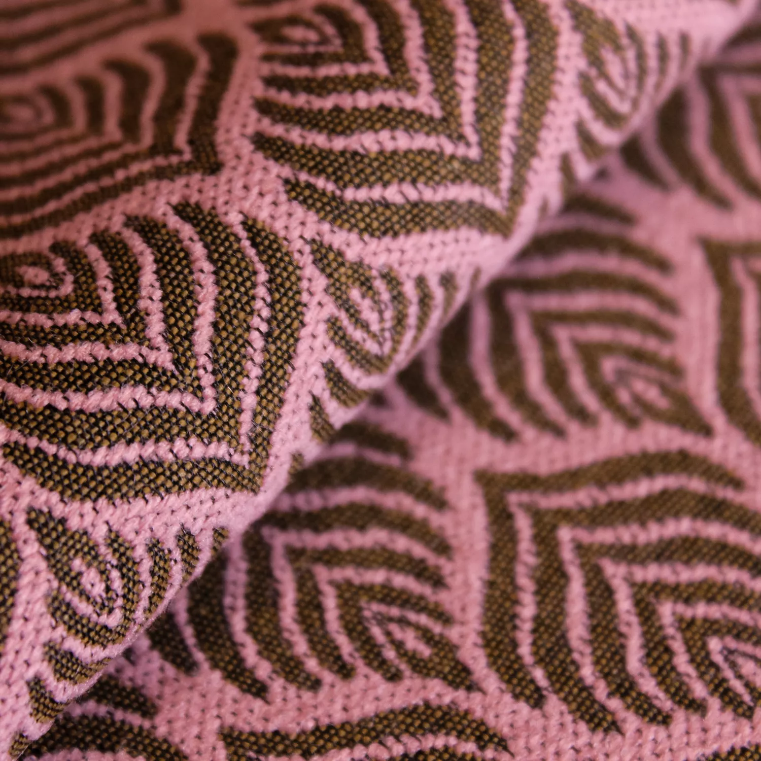 Jacquard roze met motief - Knipmode