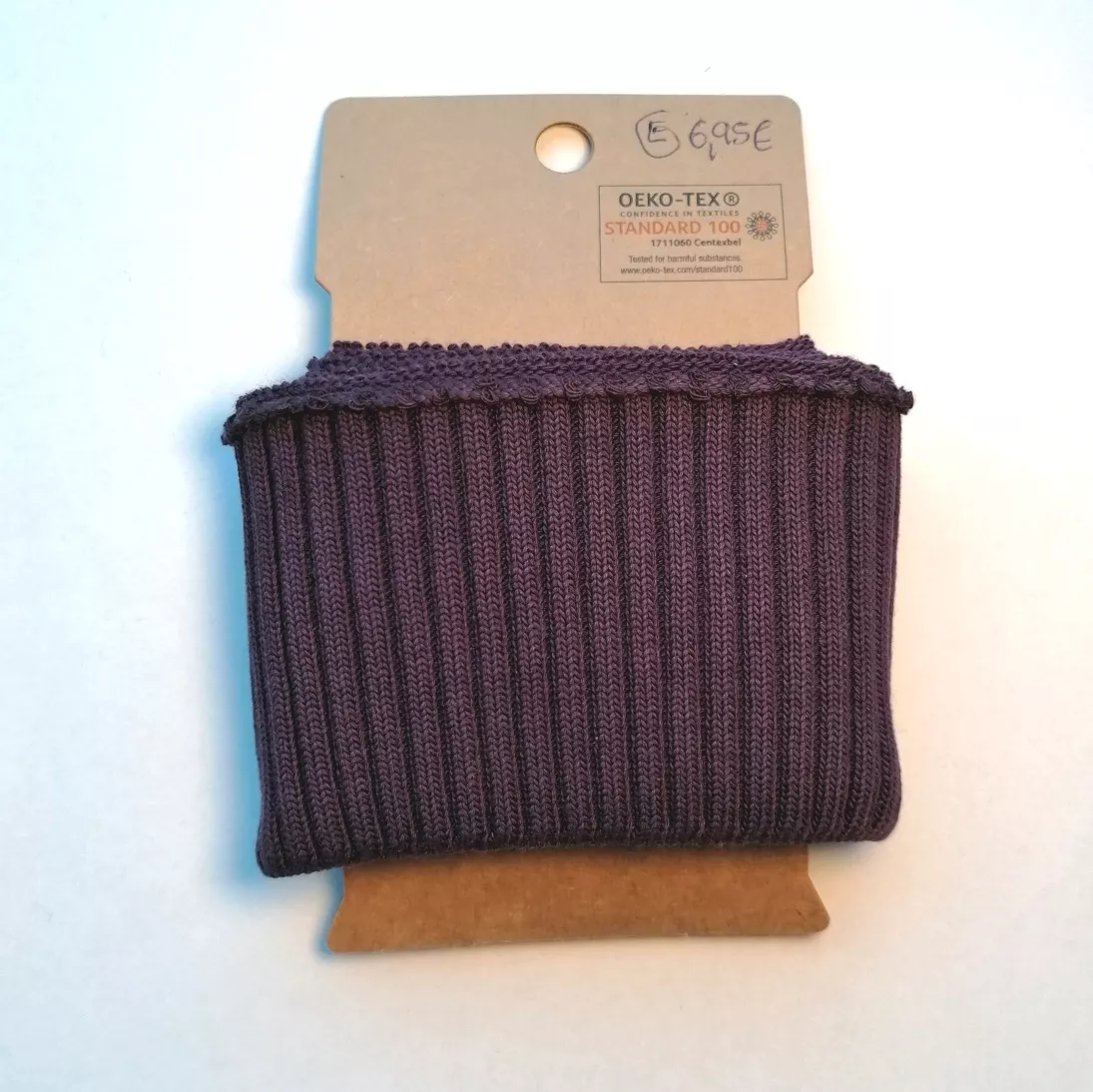 Paarse cuff (boordstof)