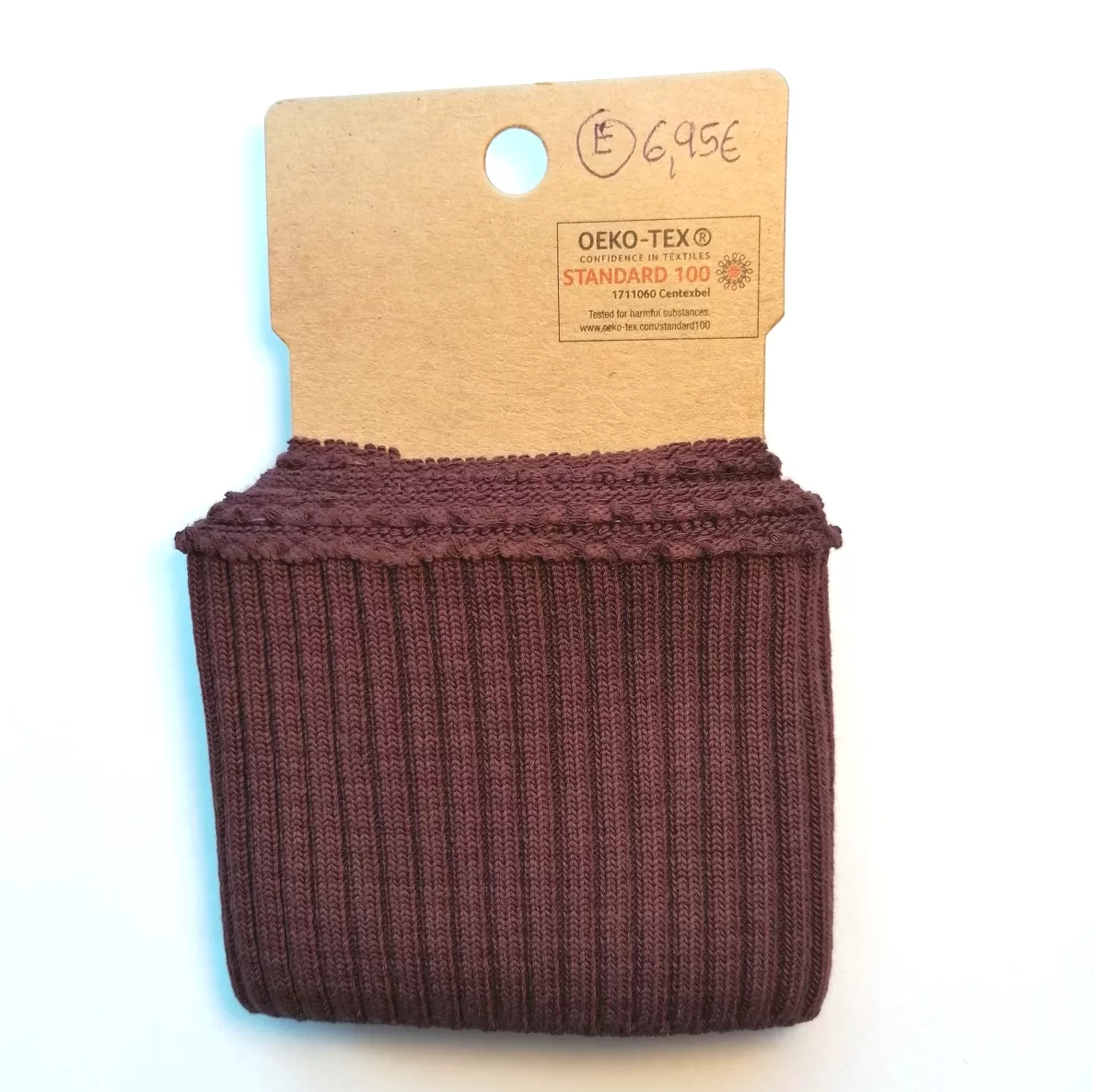 Bordeaux cuff (boordstof)