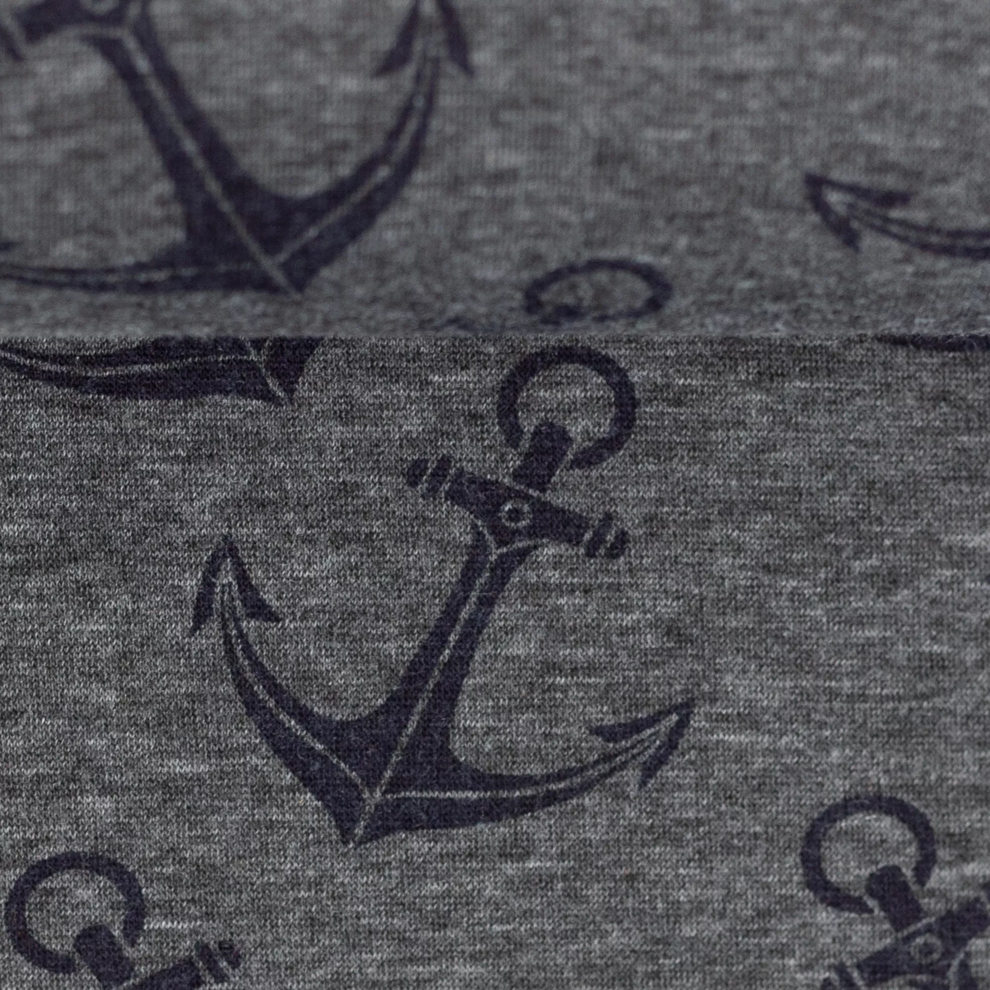 Gemêleerde fleece met ankers