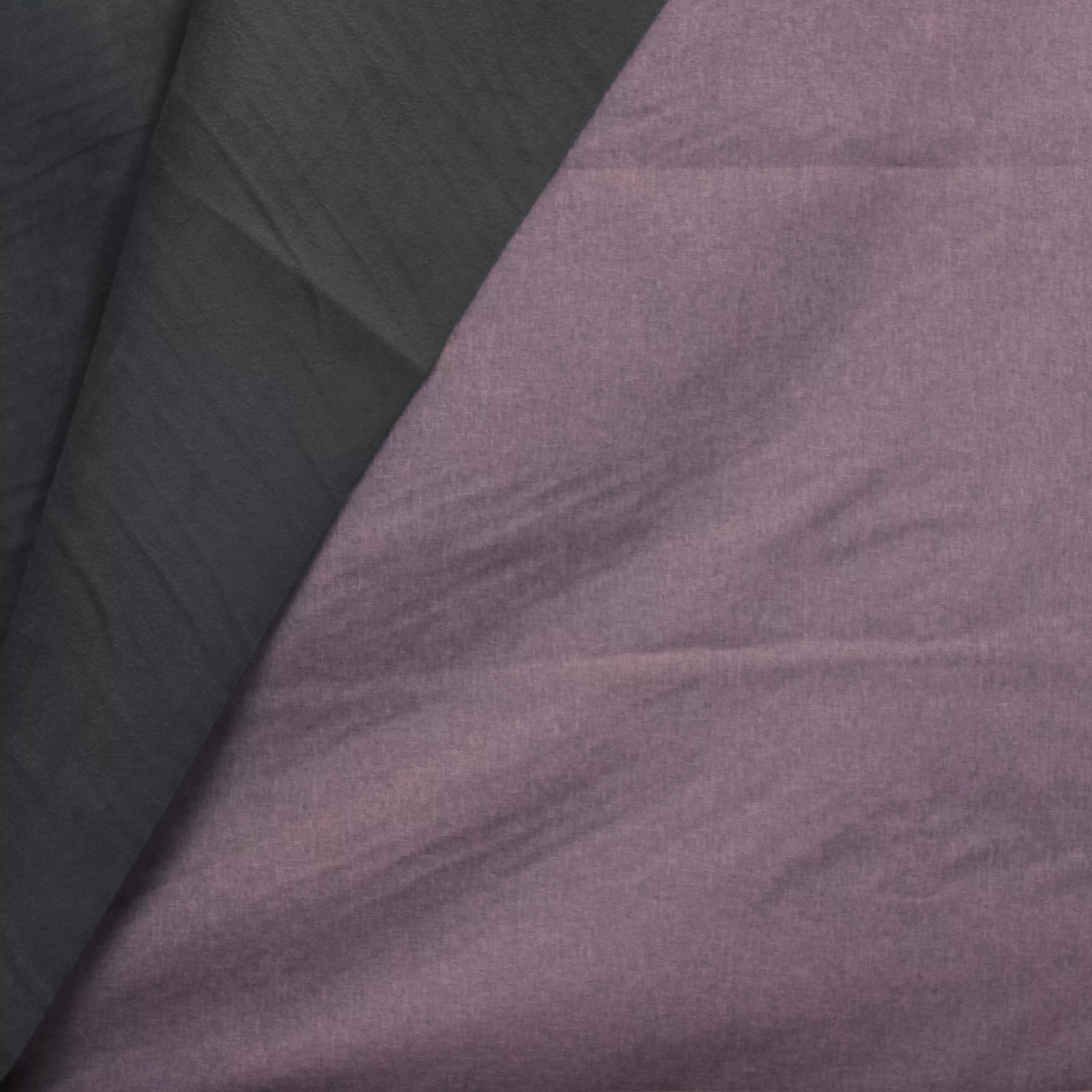 Lila gemêleerde softshell met grijze fleece achterkant