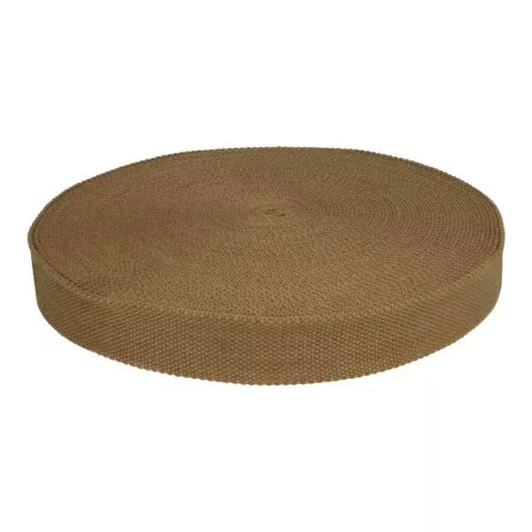 Tassenband / keperband 32 mm lichtbruin
