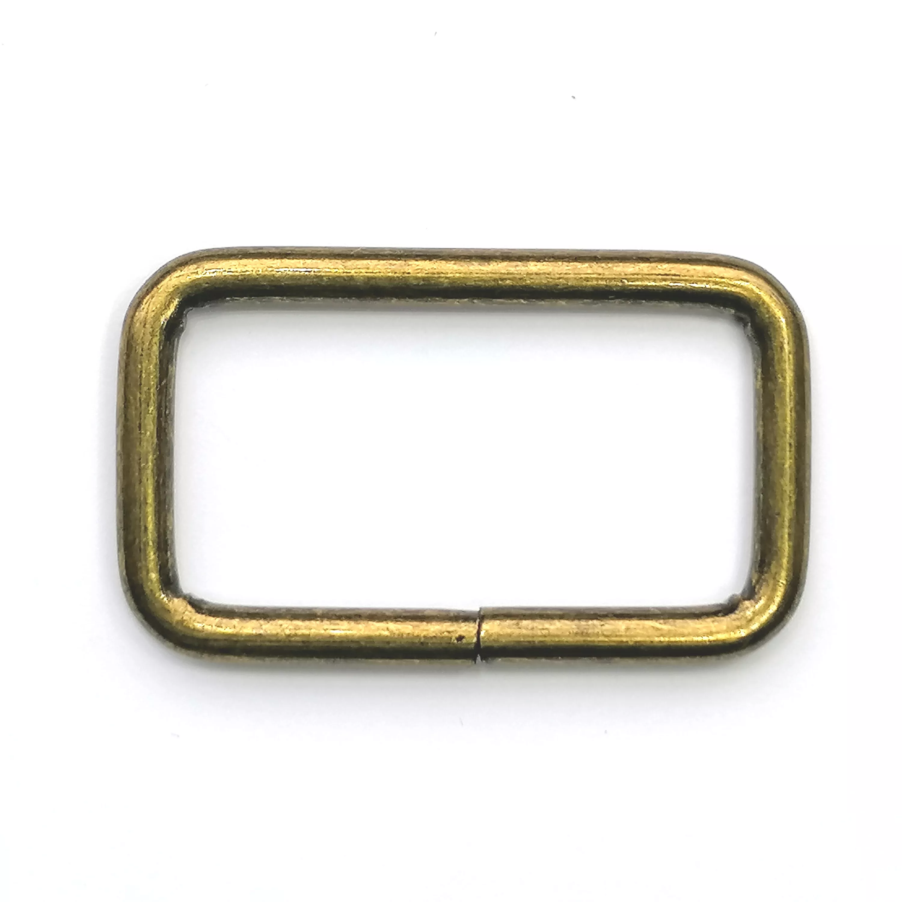 Rechthoekige ring - brons - 3,8 x 2 cm