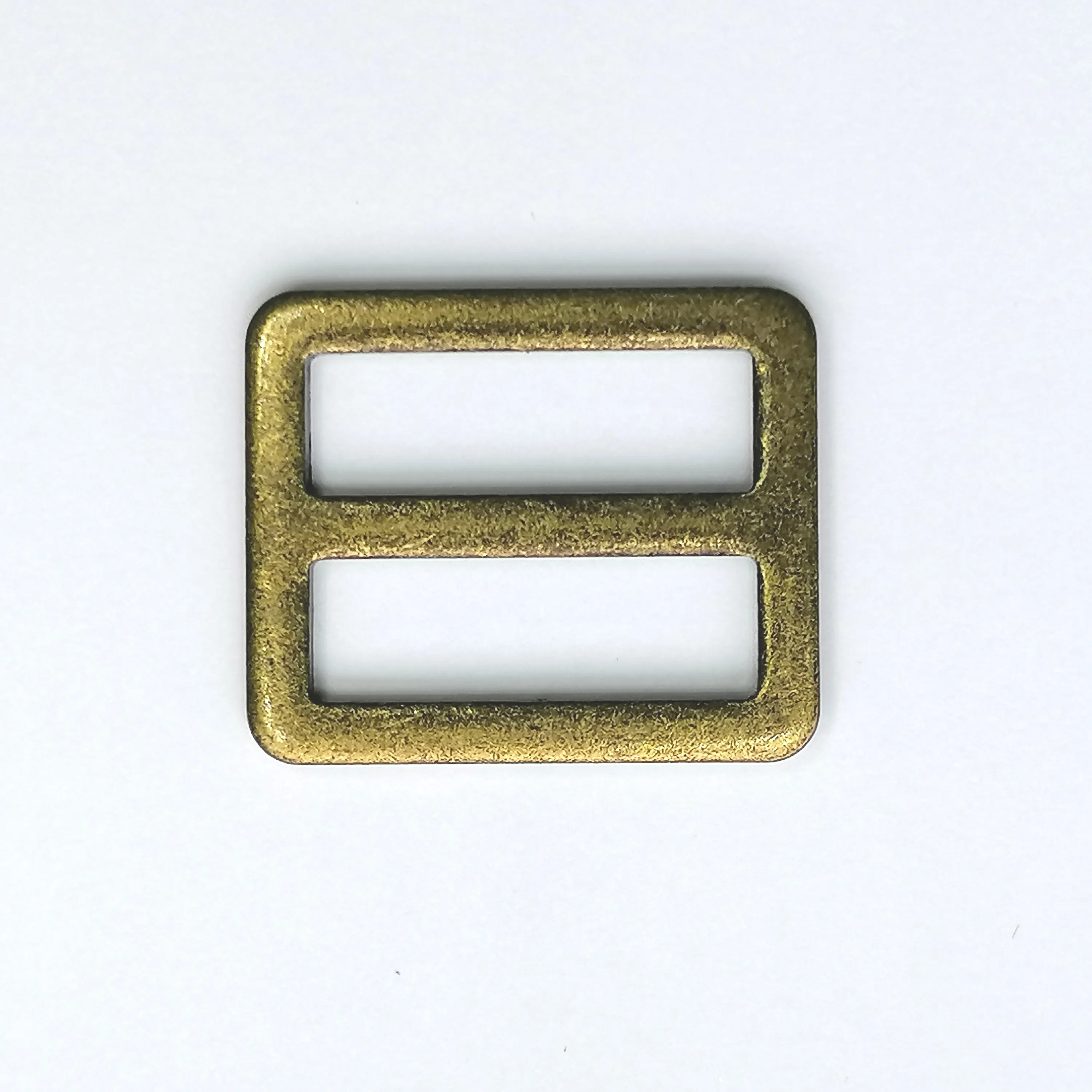 Schuifgesp - brons - 2,5 x 0,8 cm