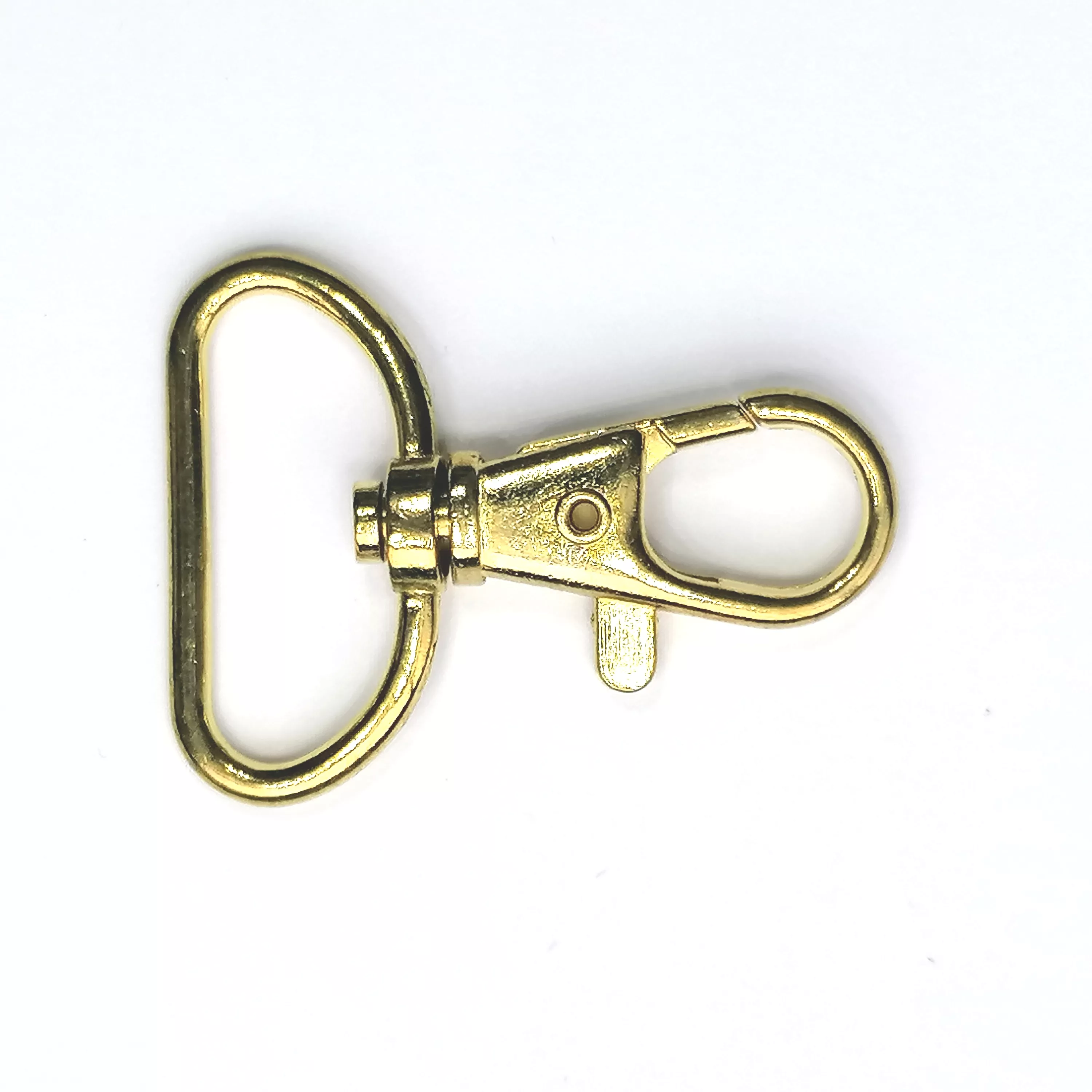 Musketonhaak - goudkleur - 2,5 cm