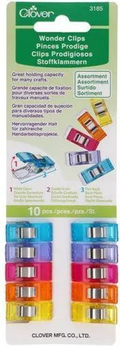 Wonder clips klein van Clover - 10 stuks - veelkleurig