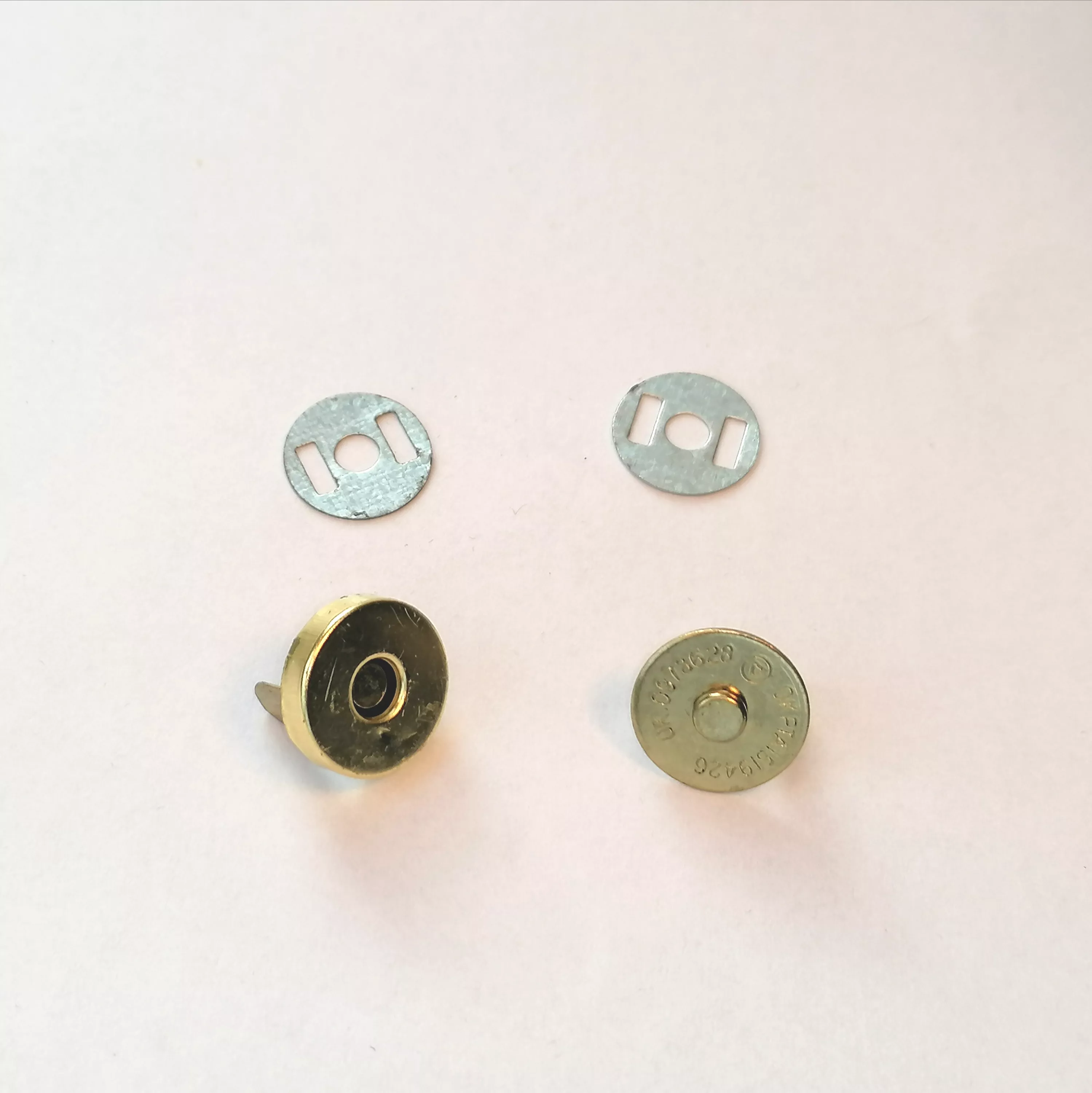 Magneetsluiting - 14,5 mm - brons