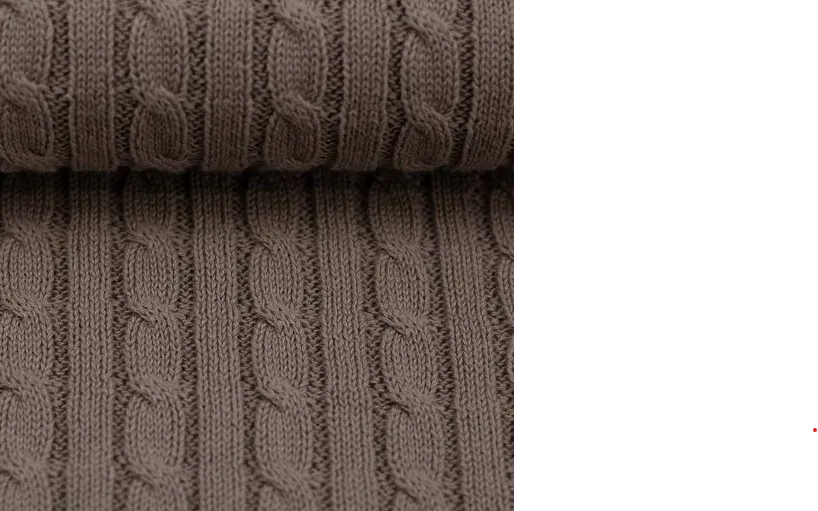 Gebreide stof beige