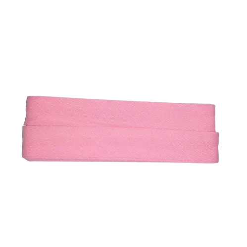 Biais - katoen 2 cm x 5 m - roze