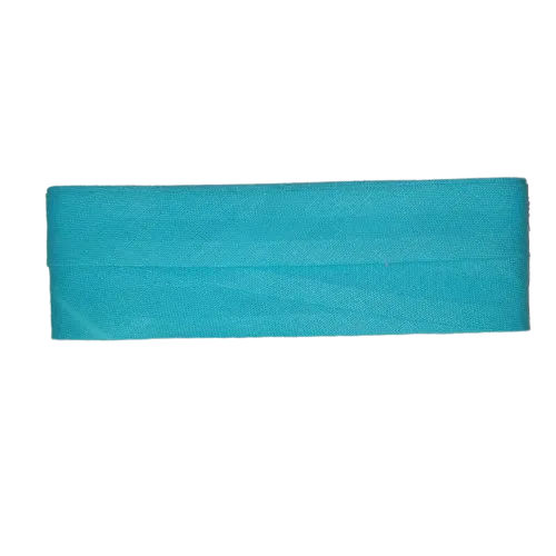 Biais - katoen 2 cm x 5 m - turquoise