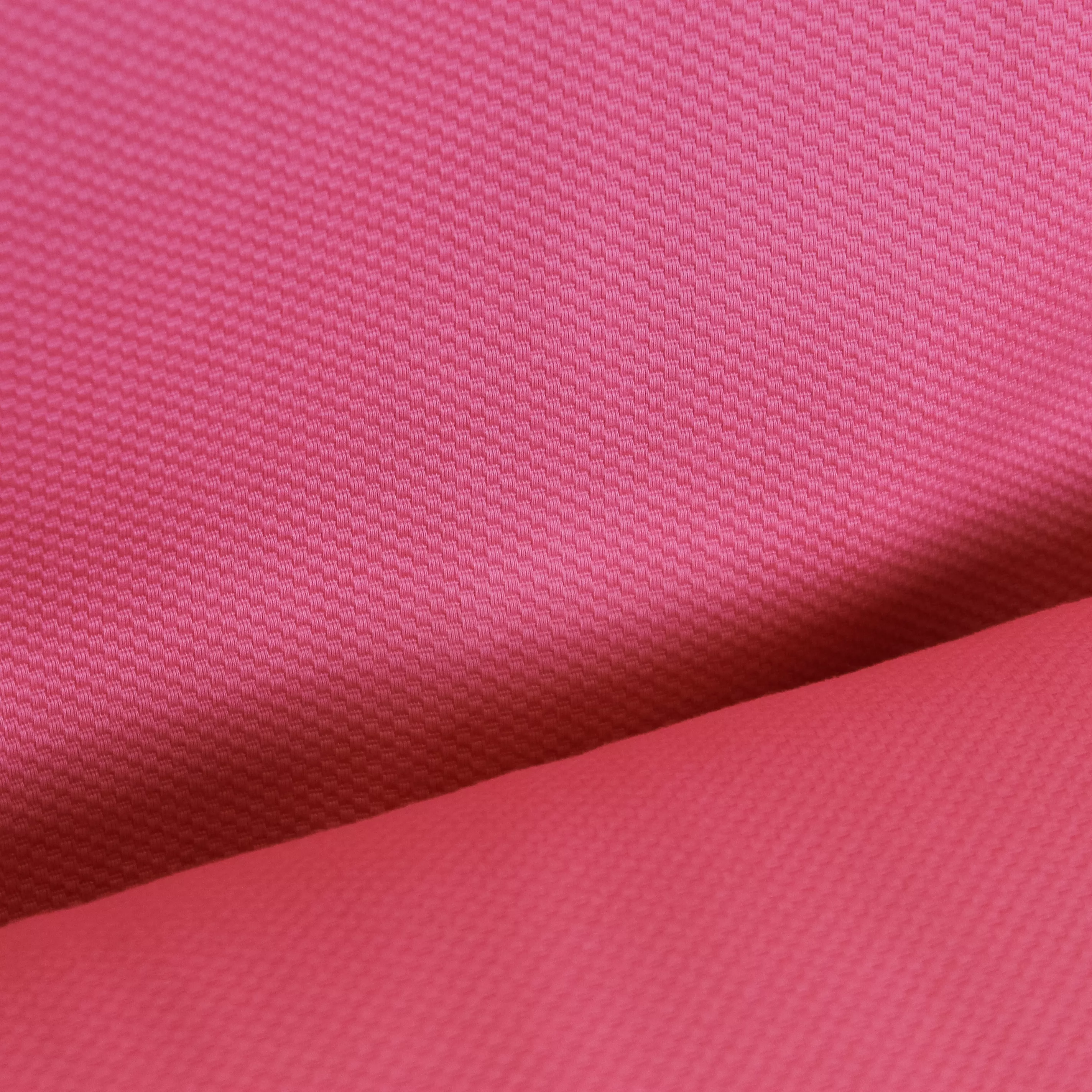 Katoen piqué fel roze