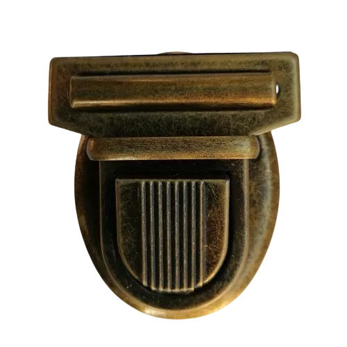 Metalen slot - brons - 50 mm