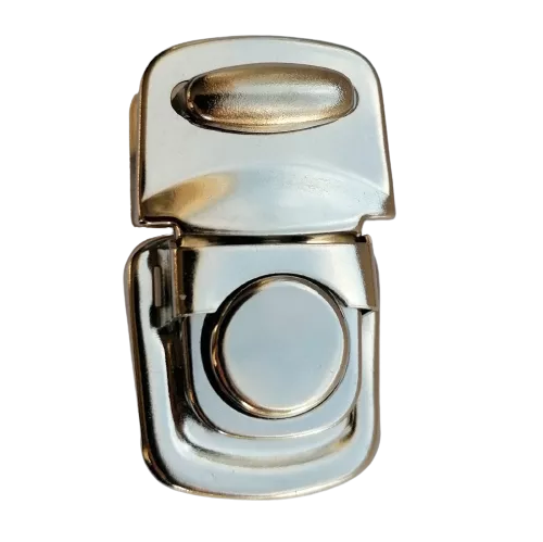 Metalen slot - zilverkleur - 45 mm