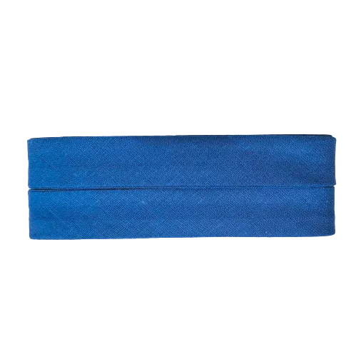 Biais - katoen 2 cm x 5 m - blauw