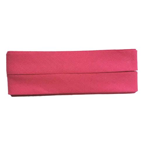 Biais - katoen 2 cm x 5 m - roze