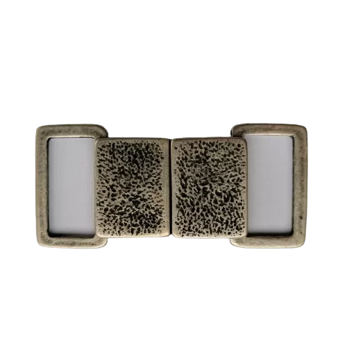 Metalen gesp zilverkleurig - 5 cm x 2,5 cm