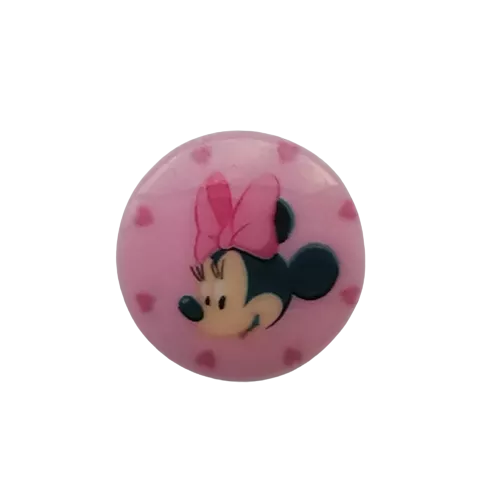 Knoop Minnie Mouse - 15 mm