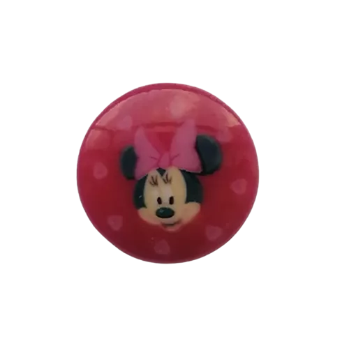 Knoop Minnie Mouse - 15 mm
