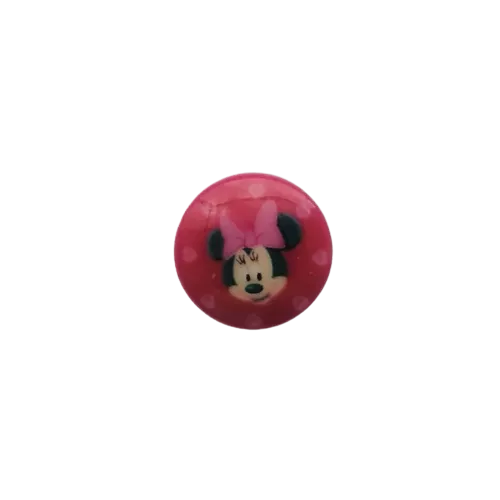 Knoop Minnie Mouse - 13 mm