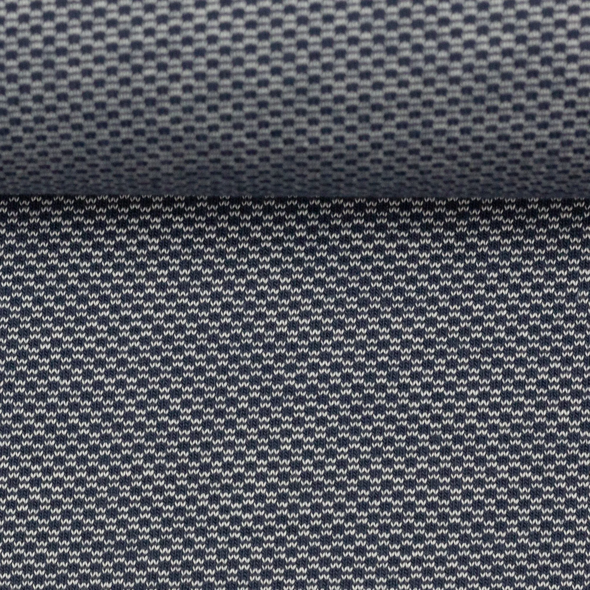 Jacquard Jersey 'Leroy' Grijs