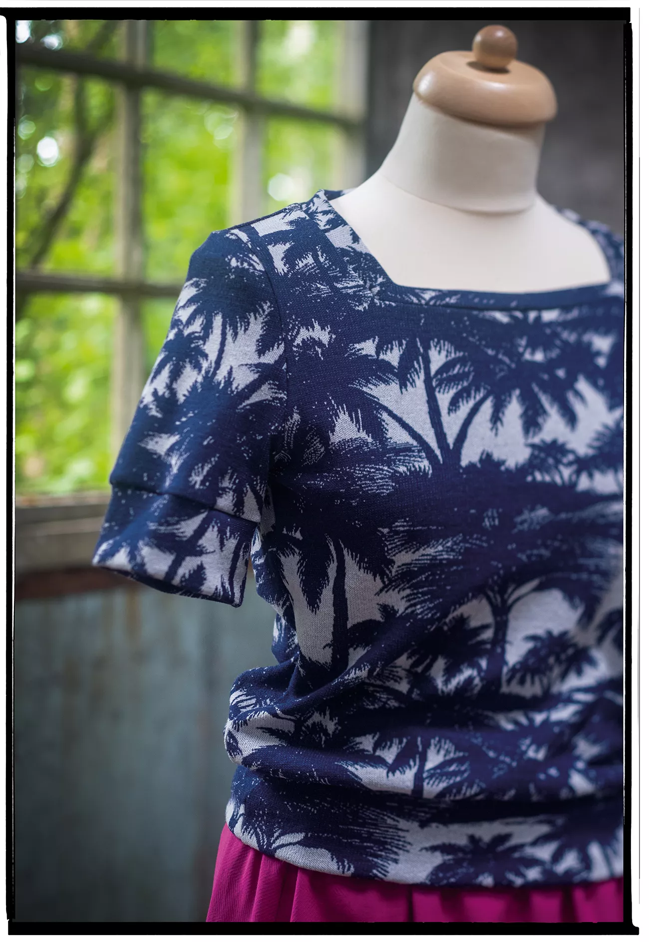 Jacquard breisel 'Private Beach' - Knipmode Collectie Lente-Zomer 2022