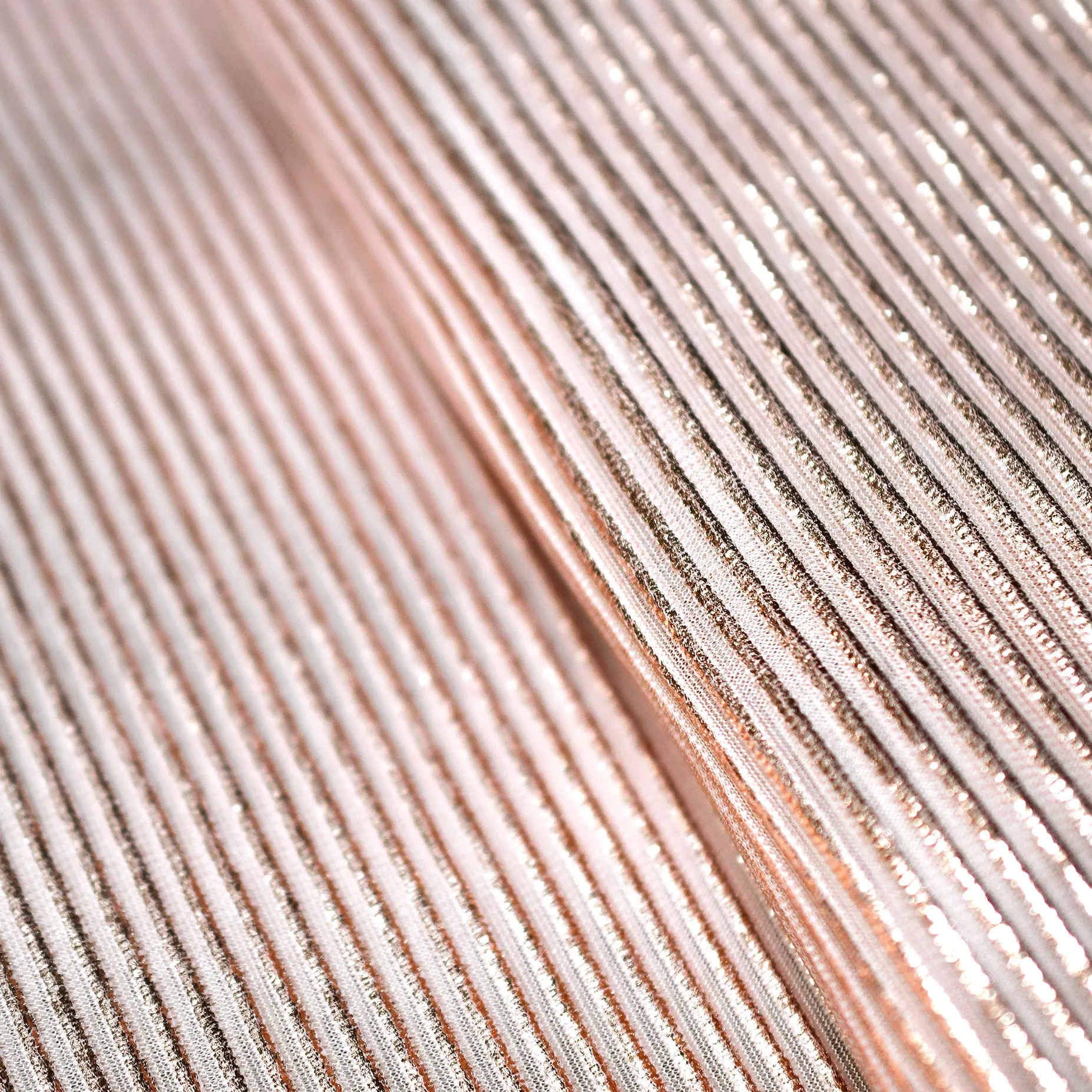 Half transparante polyester elasthane 'Shiny Stripes' - Burda Collectie Lente-Zomer 2022