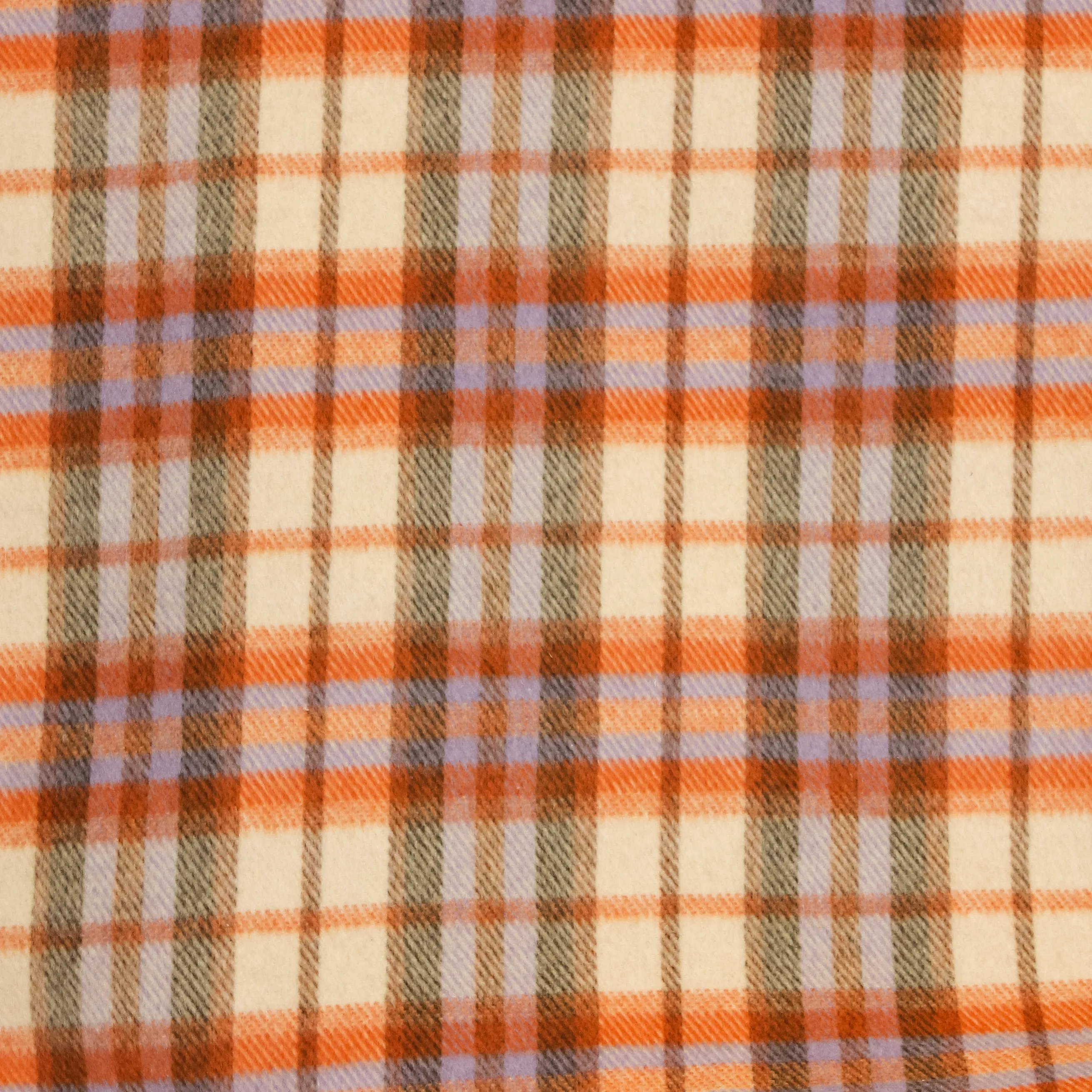 Geruite oranje mantelstof - Knipmode Collectie Lente-Zomer 2022