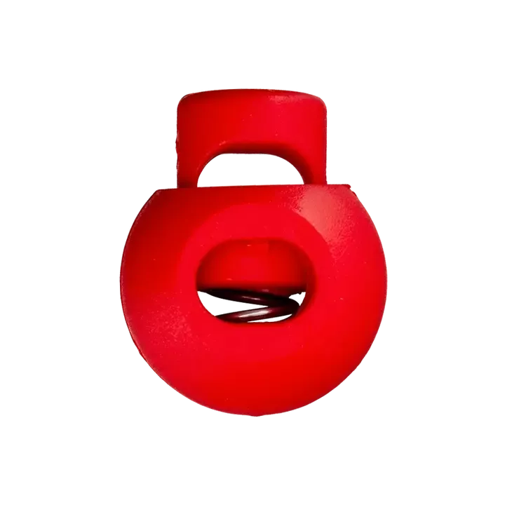 Koordstopper plastic rond 20 mm - rood