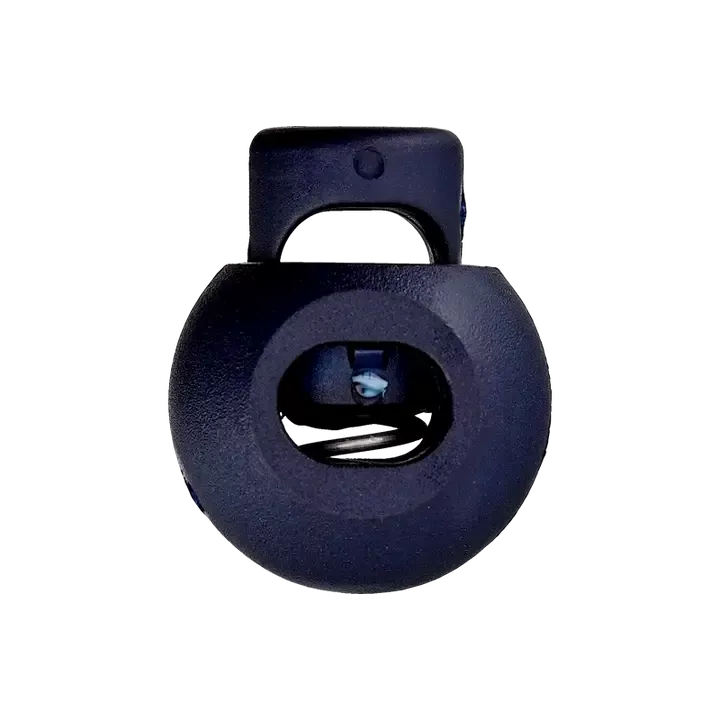 Koordstopper plastic rond 20 mm - donkerblauw