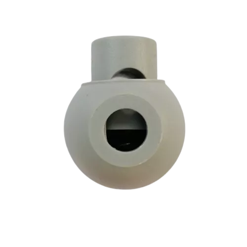 Koordstopper plastic rond 20 mm - grijs