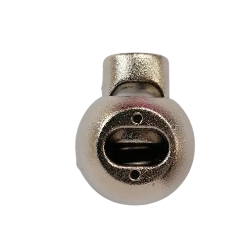 Koordstopper plastic rond 20 mm - zilver