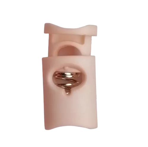 Koordstopper plastic 32 mm - lichtroze / babyroze