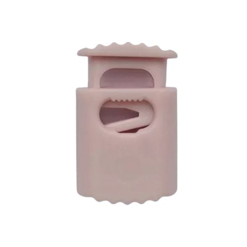 Koordstopper plastic met ribbels 20 mm - lila