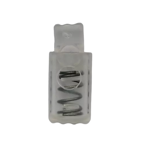 Koordstopper plastic cilinder 24 mm - transparant