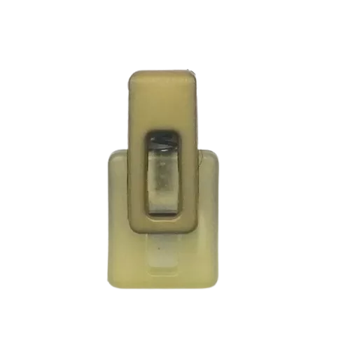 Koordstopper plastic rechthoek 17 mm - groen