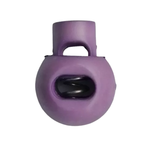 Koordstopper plastic rond 20 mm - paars
