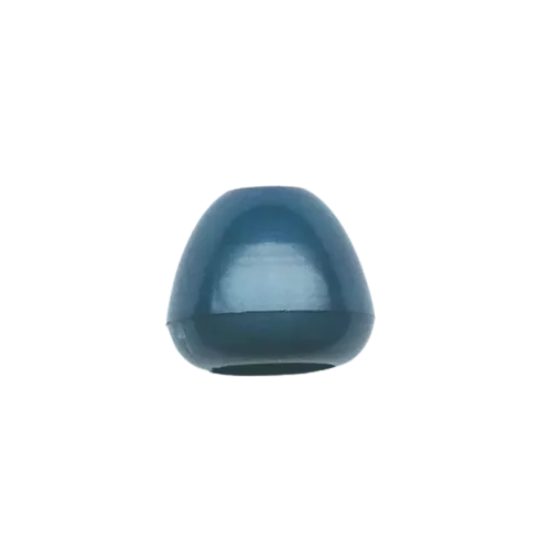 Koord einde plastic 12 mm - donkerblauw (opening 5 mm)