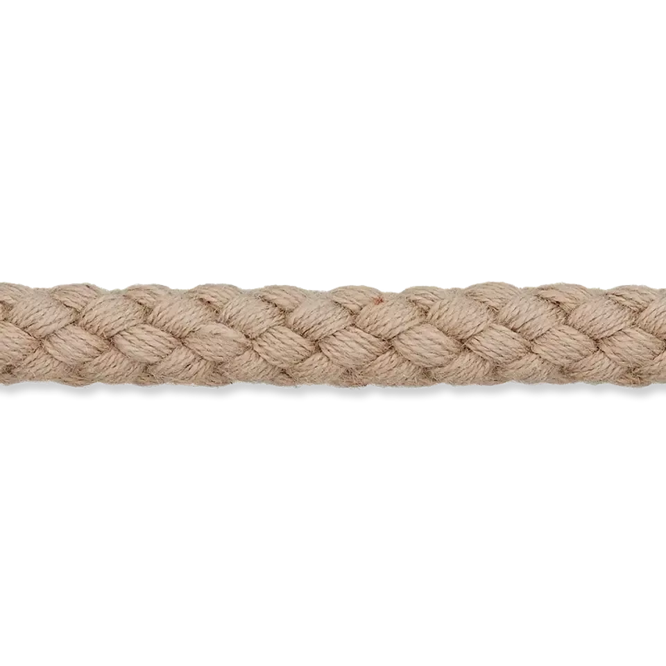Beige koord - katoen 7 mm