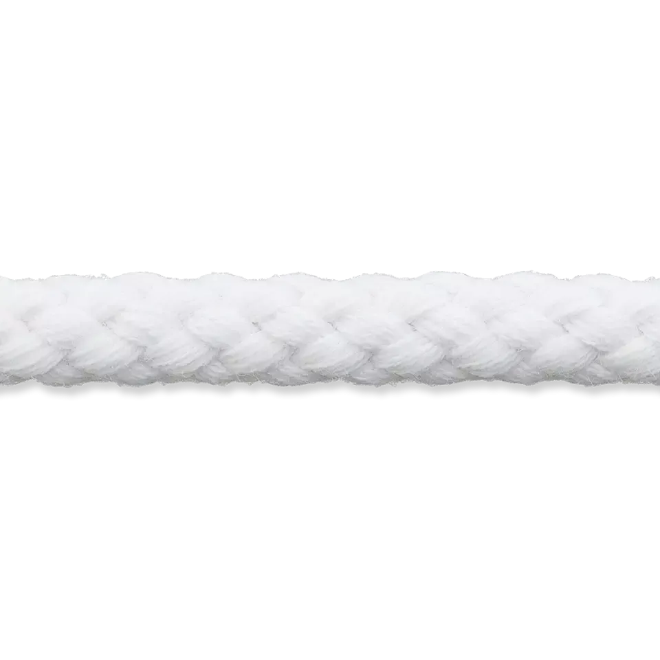 Witte koord - katoen 7 mm