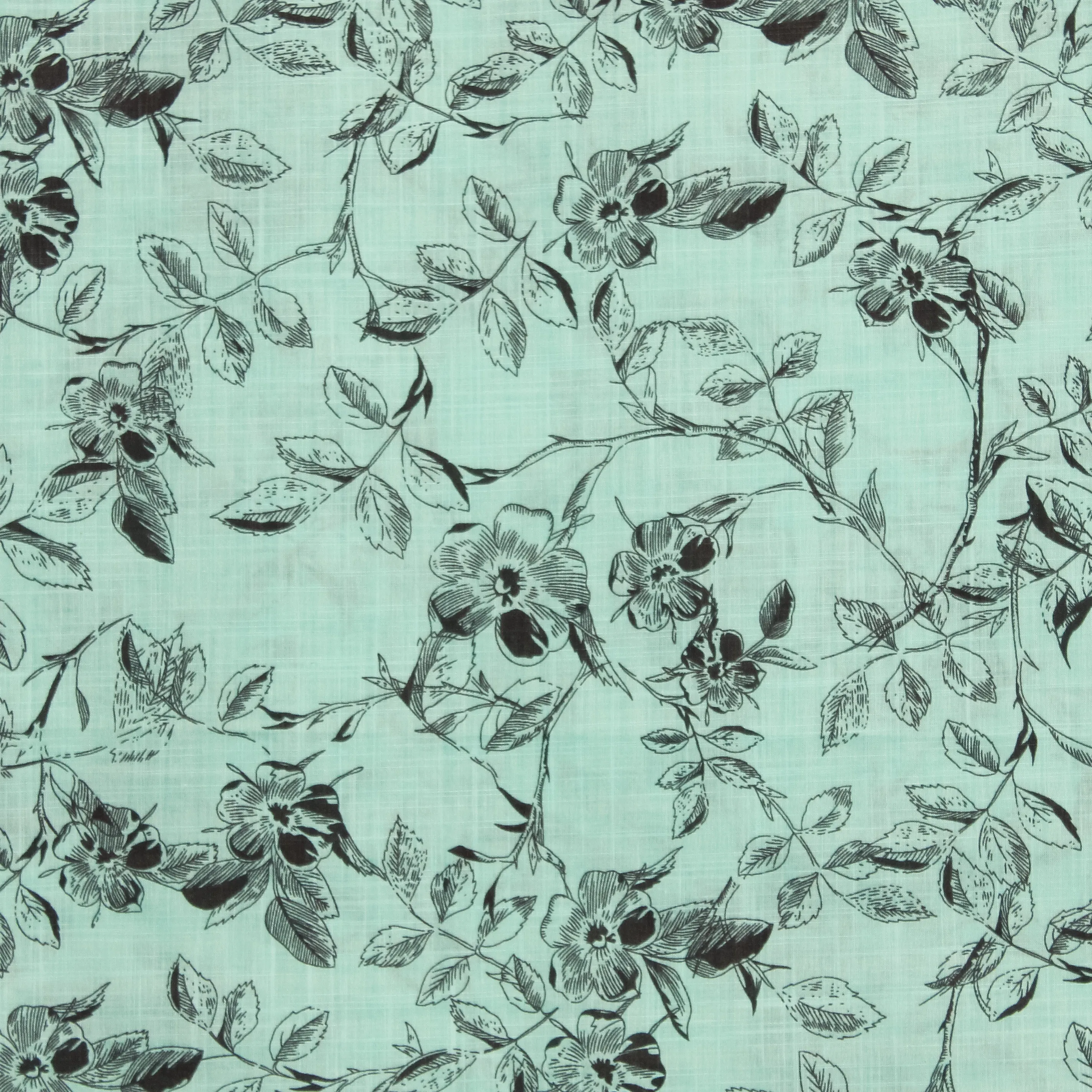 Turquoise katoen / viscosemengeling van B*Trendy