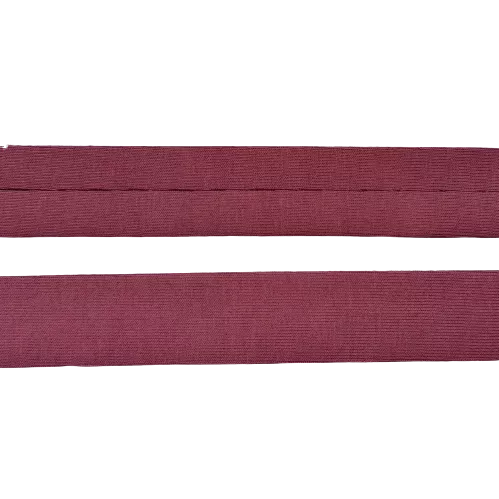Biais - rekbare viscose 2 cm - bordeaux