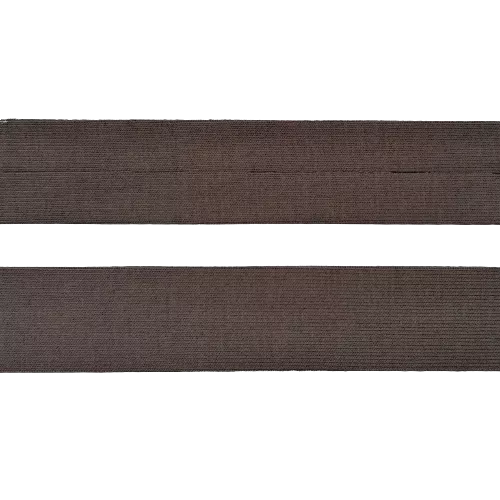 Biais - rekbare viscose 2 cm - donkerbruin / kastanjebruin