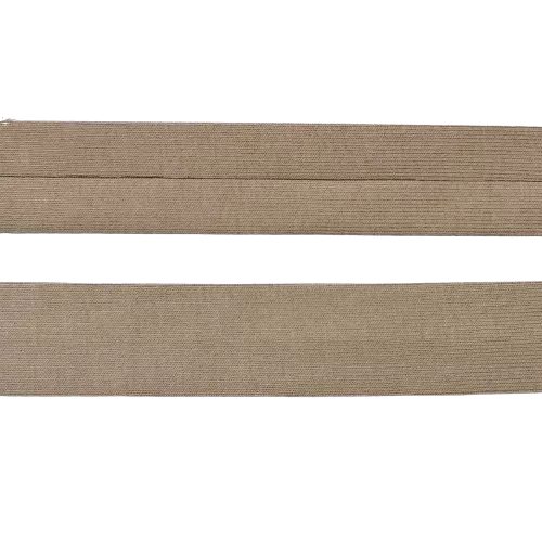 Biais - rekbare viscose 2 cm - lichtbruin