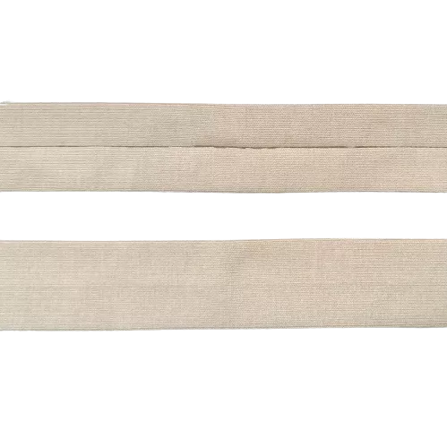 Biais - rekbare viscose 2 cm - beige