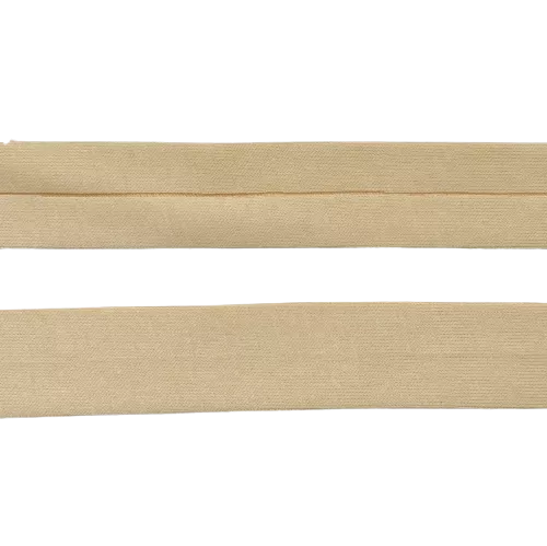 Biais - rekbare viscose 2 cm - lichtgeel