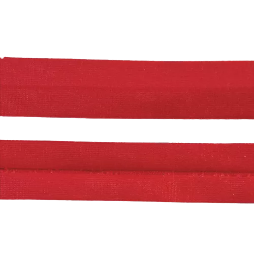 Biais - rekbare katoen 2 cm - rood